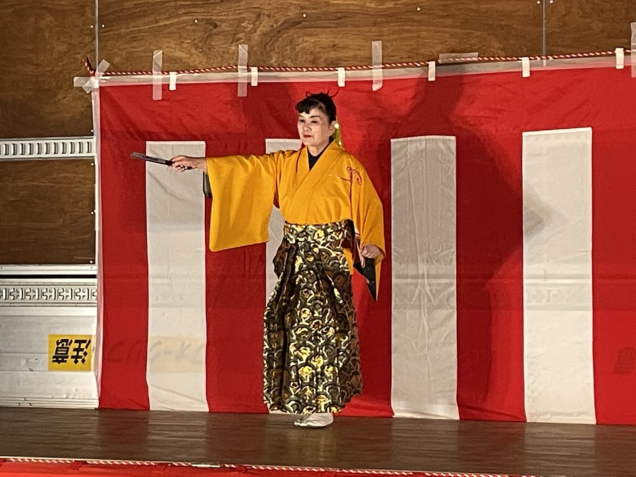 塩屋町内会　橘流橘松扇会社中