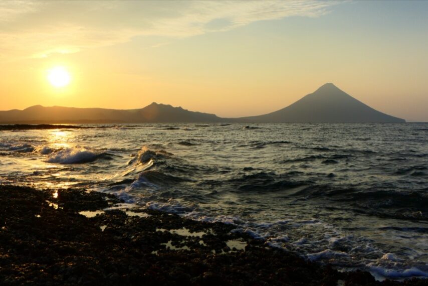 番所鼻からのご来光-2