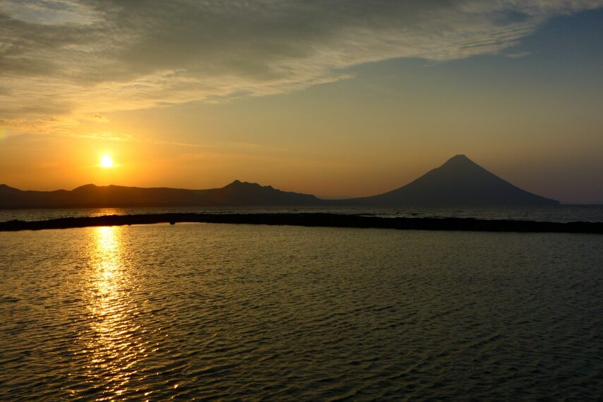 番所鼻からのご来光-1
