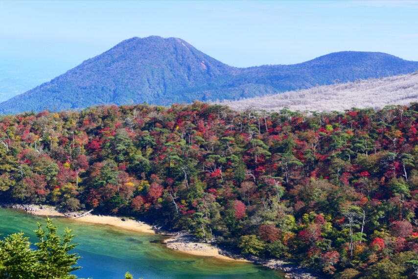 白鳥山から六観音御池の紅葉