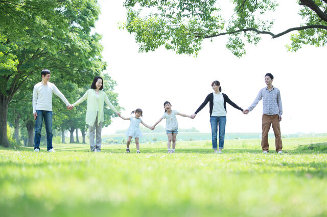 家族の絆　風景