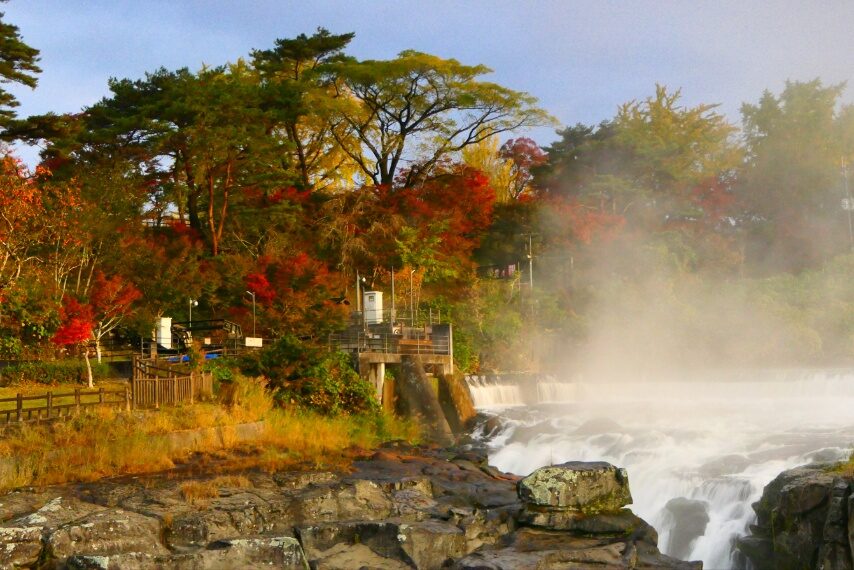 曽木の滝の紅葉-2