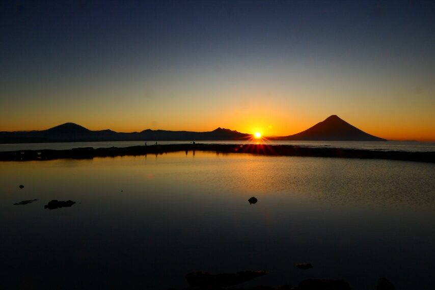 番所ヶ鼻からのご来光