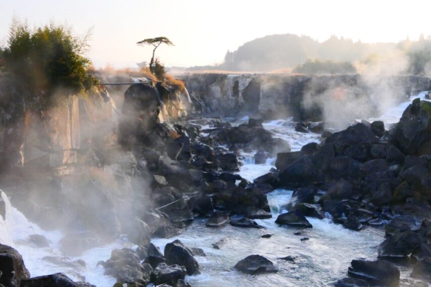 今朝の曽木の滝-1