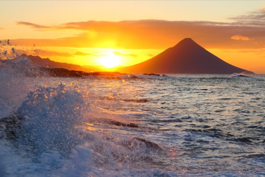 薩摩富士開聞岳とご来光-1