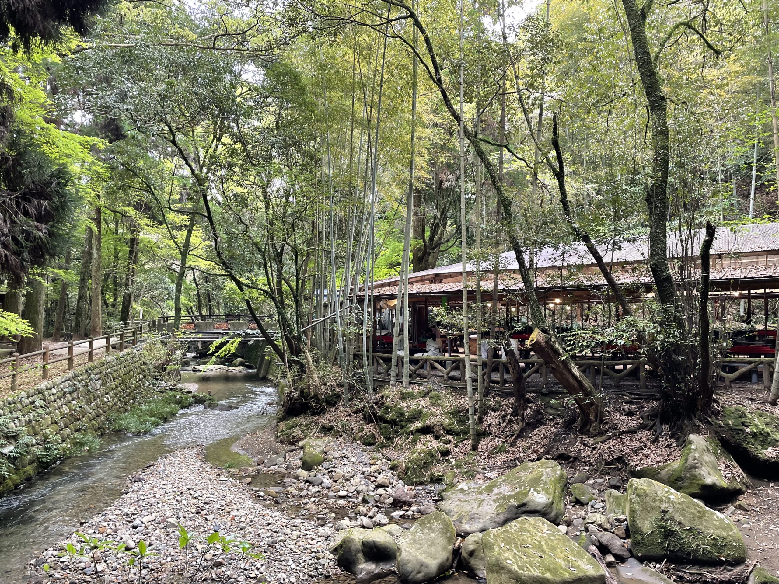 慈眼寺公園ソーメン流し-3